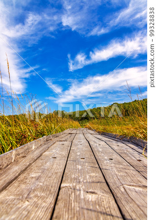 Shinsennuma (September, Hokkaido, sunny weather) 99328838