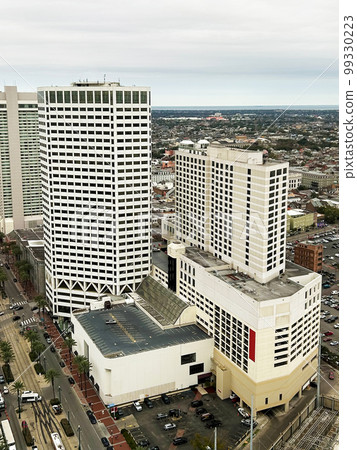 Aerial vertical view of New Orleans, Louisiana, United States Aerial vertical view of New Orleans, Louisiana, United States 99330223