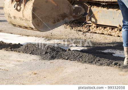 Road construction 99332038