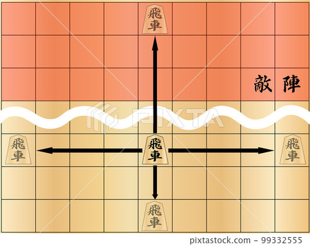 Shogi piece movement rook 99332555