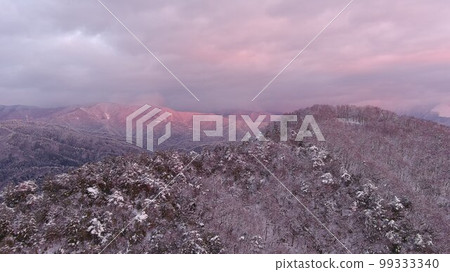 Odani Castle Ruins in Winter 99333340