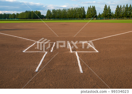 Well-developed baseball field Health insurance ground Arakawa riverbed 99334023