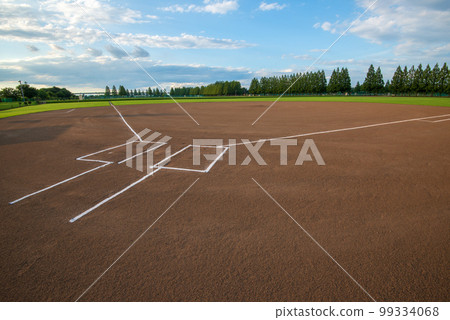 Well-developed baseball field Health insurance ground Arakawa riverbed 99334068