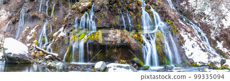 “Yamanashi Prefecture” Winter Toryu Falls, Hokuto City 99335094