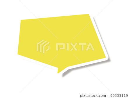 pop square speech bubble 99335119