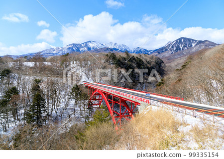 冬天的“山梨縣”東澤大橋和清裡 冬天的“山梨縣”東澤大橋和清裡 99335154