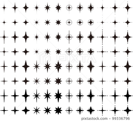 set of glitter marks set of glitter marks 99336796
