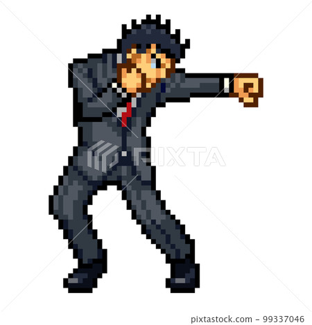 Businessman fighter 01 weak punch Businessman fighter 01 weak punch 99337046