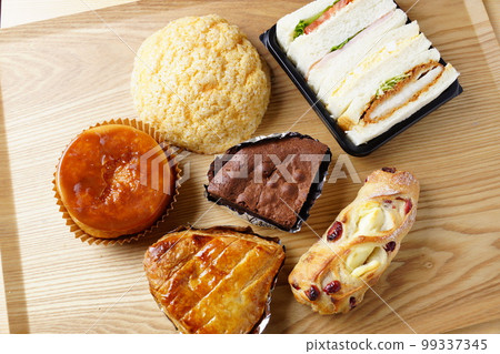 Confectionery bread prepared dish Confectionery bread prepared dish 99337345