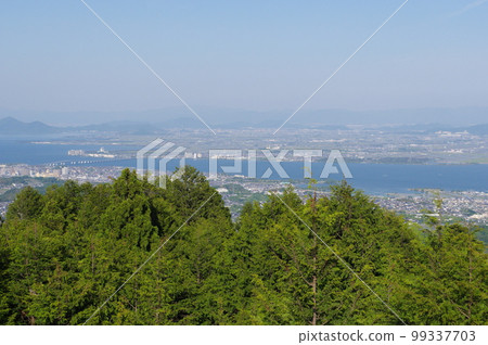 Okuhiei Driveway View from Lake Biwa Observatory 99337703