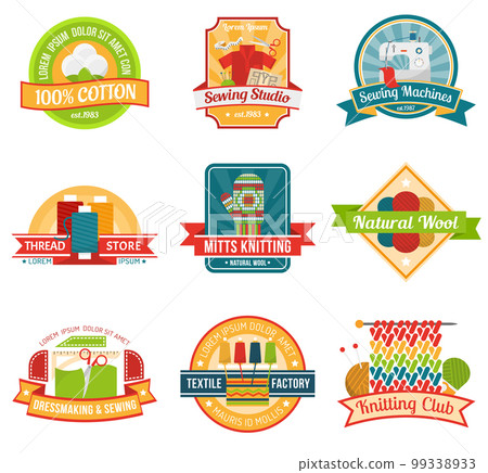 Textile emblem set 99338933