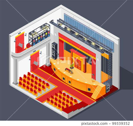 Theatre Interior Composition Theatre Interior Composition 99339352
