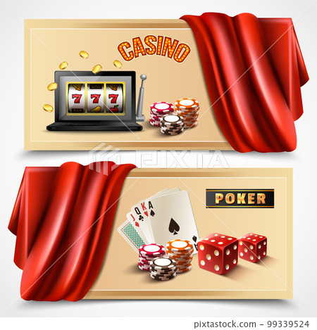 Casino Realistic Banner Set Casino Realistic Banner Set 99339524