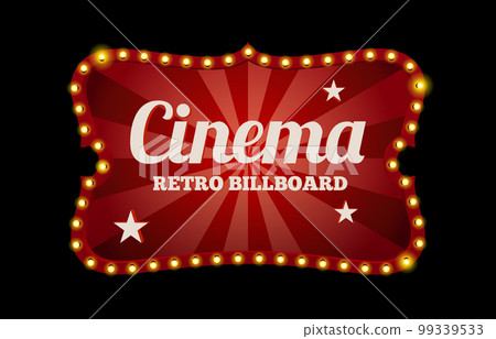 Cinema sign or billboard Cinema sign or billboard 99339533
