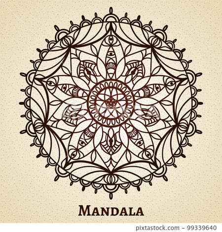 Yoga meditation mandala ornament Yoga meditation mandala ornament 99339640