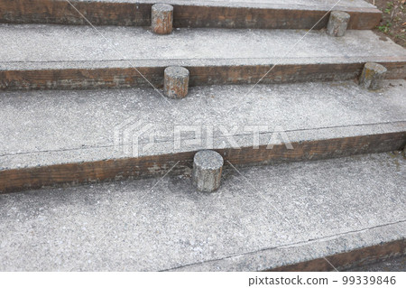 Miscellaneous feeling of the sidewalk of the stone steps 99339846