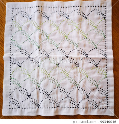 Sashiko Flower Dish Towel Nowaki Sashiko Flower Dish Towel Nowaki 99340046
