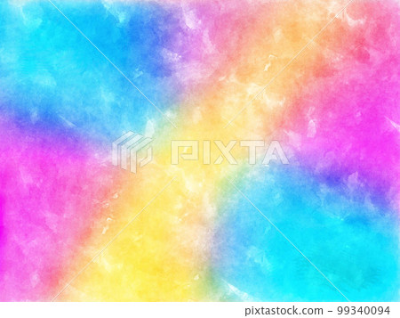 Colorful background of fabric soaked with paint Colorful background of fabric soaked with paint 99340094