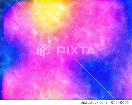 Colorful background of fabric soaked with paint Colorful background of fabric soaked with paint 99340095