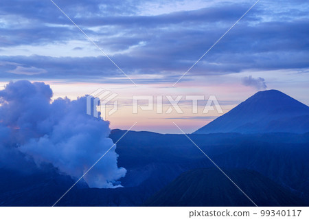 Mount Bromo at dawn (East Java) 99340117