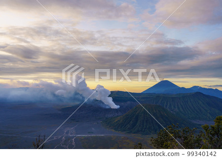 Mount Bromo at dawn (East Java) 99340142