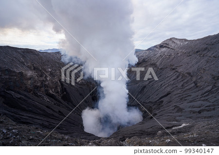 布羅莫火山口和煙霧（東爪哇） 99340147