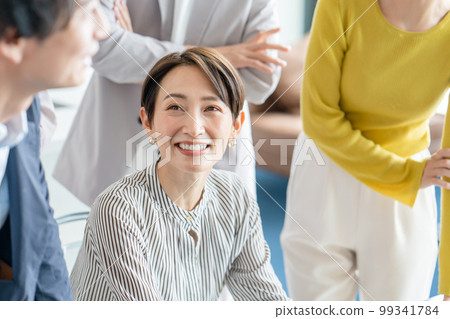 Business woman smile Business woman smile 99341784