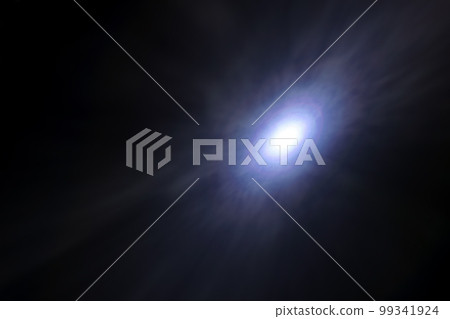 Background material with the image of a warp in outer space (image of a wormhole / black hole) 99341924