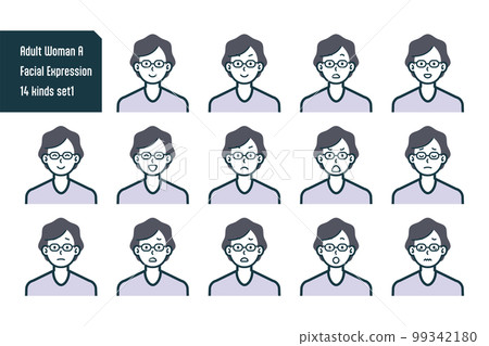 14件套1號便衣女子半身像 99342180