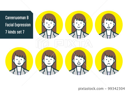 Career woman's bust shot 7-piece set no.7 Career woman's bust shot 7-piece set no.7 99342304