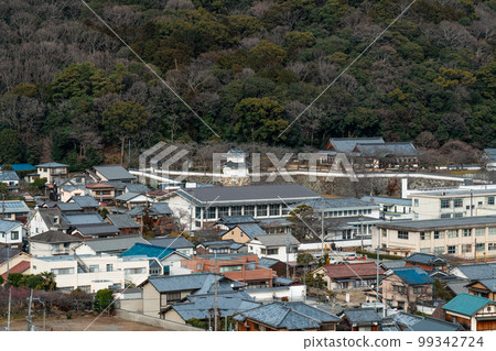 兵庫縣辰野市辰野城和城下町的風景 99342724