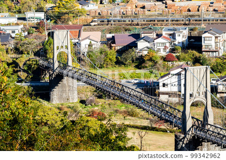 [中央本線]桃助橋和特快列車運行的南木曾街道 99342962