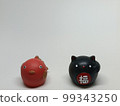 Beckoning cat and wolf 99343250
