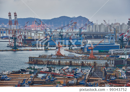 Port of Busan largest harbor in South Korea Port of Busan largest harbor in South Korea 99343752