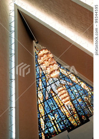 Interior view of the Arctic Cathedral in Tromso - Norway Interior view of the Arctic Cathedral in Tromso - Norway 99344595