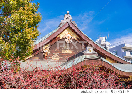 (東京)湯島天滿宮與梅花 99345329