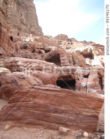 約旦是佩特拉的廢墟 99346270