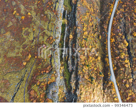 Tectonic plates meeting in Thingvellir National Park, Iceland Tectonic plates meeting in Thingvellir National Park, Iceland 99346473
