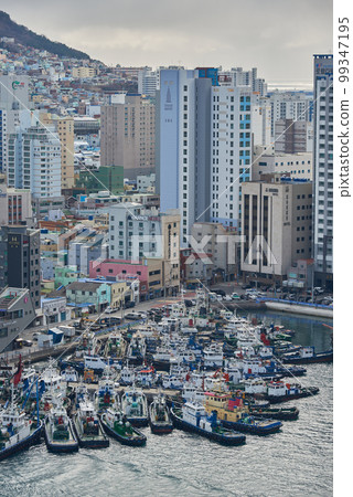 Cityscape of Busan Metropolitan City in South Korea 99347195