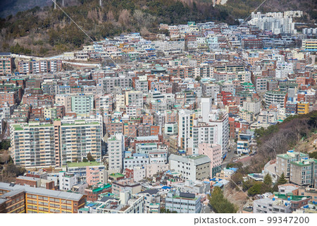 Cityscape of Busan Metropolitan City in South Korea 99347200