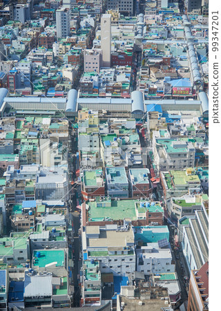 Cityscape of Busan Metropolitan City in South Korea 99347201