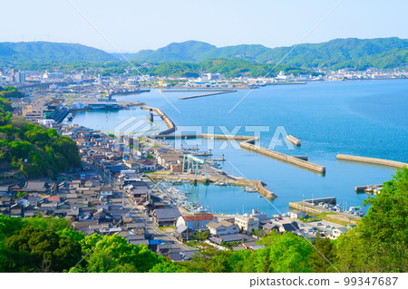 [岡山縣] 4月：初夏從兒島站乘坐公共汽車到鷲山展望台 99347687