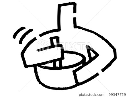 會做飯的火柴人。手繪矢量數據。 會做飯的火柴人。手繪矢量數據。 99347759