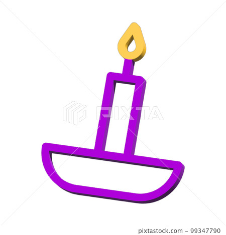 3D ramadan Icons symbol isolated on white background Photo illustration element perfect sign from modern collection 3D style 99347790