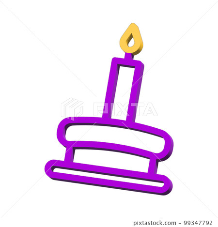 3D ramadan Icons symbol isolated on white background Photo illustration element perfect sign from modern collection 3D style 99347792