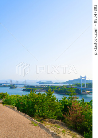 [岡山縣] 4月：初夏從兒島站乘坐公共汽車到鷲山展望台 99347892
