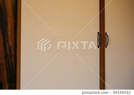 The handle of the sliding door of the closet of the Japanese-style room 99348582