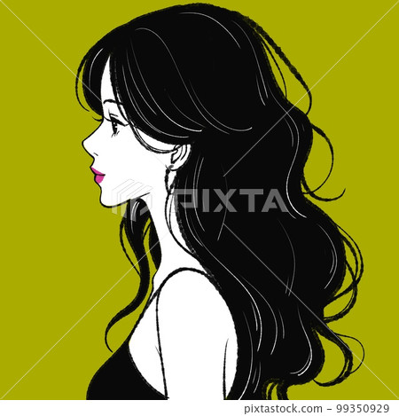 女性插畫素材 女性插畫素材 99350929