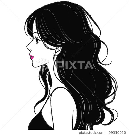 女性插畫素材 女性插畫素材 99350930