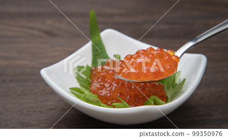 Salmon roe marinated in soy sauce Image Salmon roe marinated in soy sauce Image 99350976
